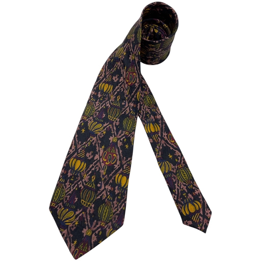 LOUIS FERAUD Multicolor Art Silk LUXURY Tie ITALY